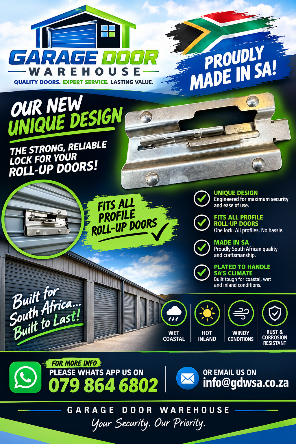 Garage Door Lock Advertisement
